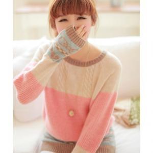 Jacquard Love Knot Sweater Jchc