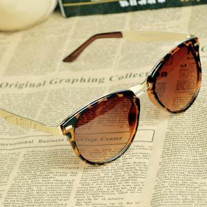 Round Frame Sunglasses Retro Trend L 082401