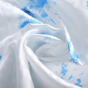 Blue And White Porcelain Style Sleeveless Slim..