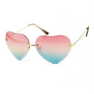 Gradient Heart-shaped Sunglasses