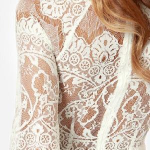Sexy Lace Stitching Dress Mx61241