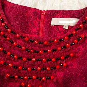 Slim Lace Beads Dress Wq724e