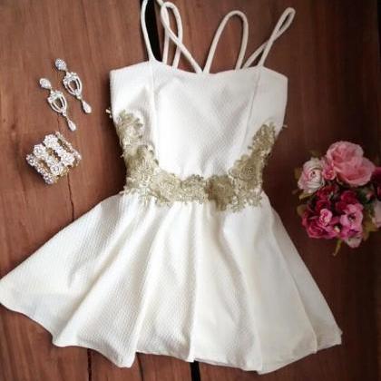 Fashion Sling White Dress Erv86ns