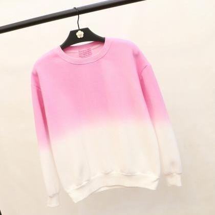 Fashion Colorful Long-sleeved Pullover 5019942
