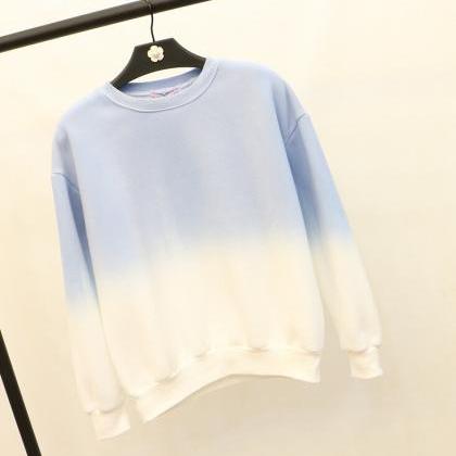 Fashion Colorful Long-sleeved Pullover 5019942