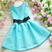 Ribbon candy -colored dress DG61411