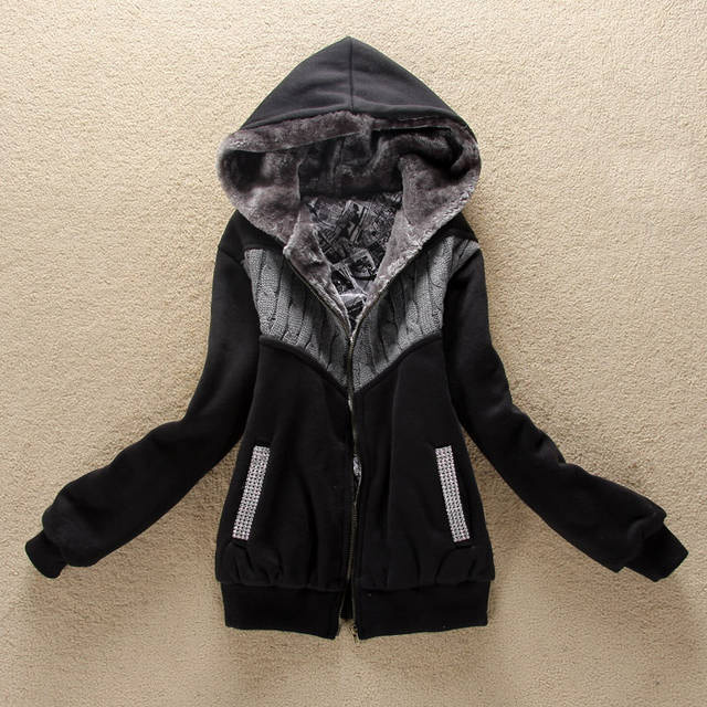 Hooded Cotton Zipper Jacket Bccic on Luulla