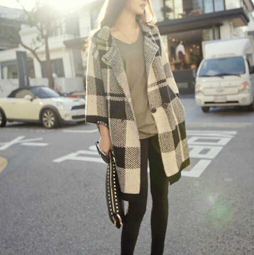 Loose Knit Cardigan Sweater Ad813a