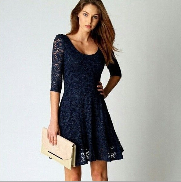Sexy Low-cut Lace Dress 5016873