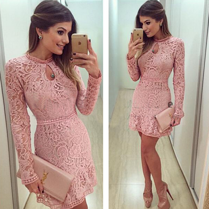 Rezie Embroidered Long Slv Dress