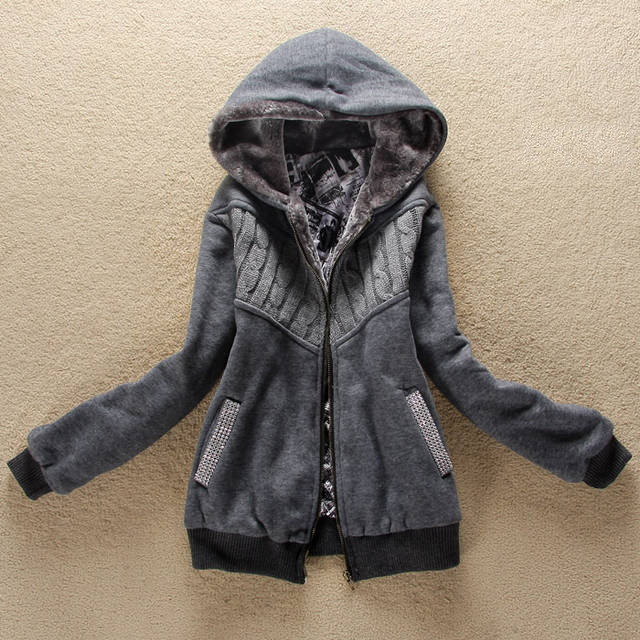 Hooded Cotton Zipper Jacket Bccic on Luulla